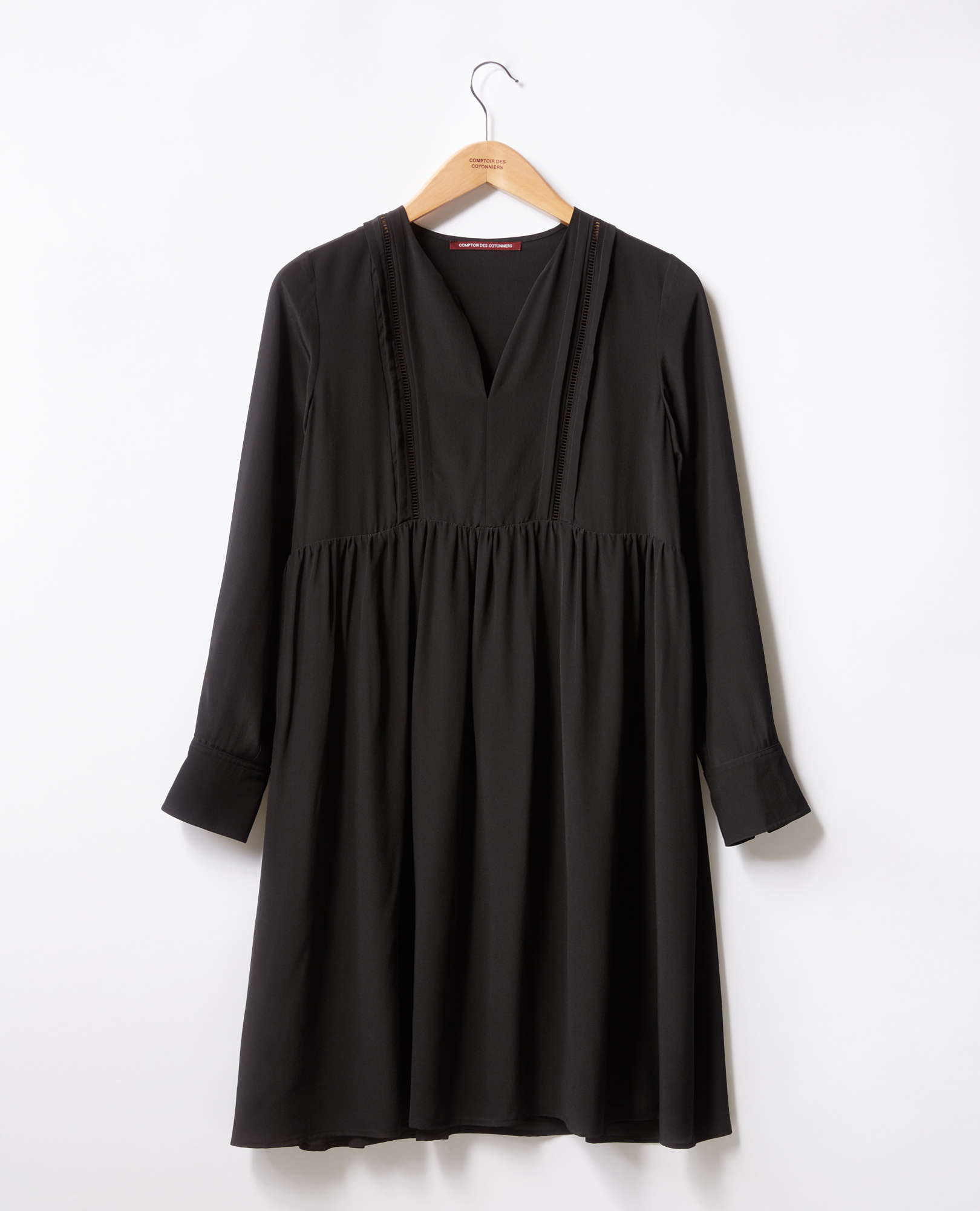 COMPTOIR DES COTONNIERS シルク ロングワンピース M - メルカリ