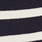 MADDY - Striped merino wool jumper Stp nv wht 