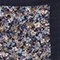Printed wool scarf Stone blue 