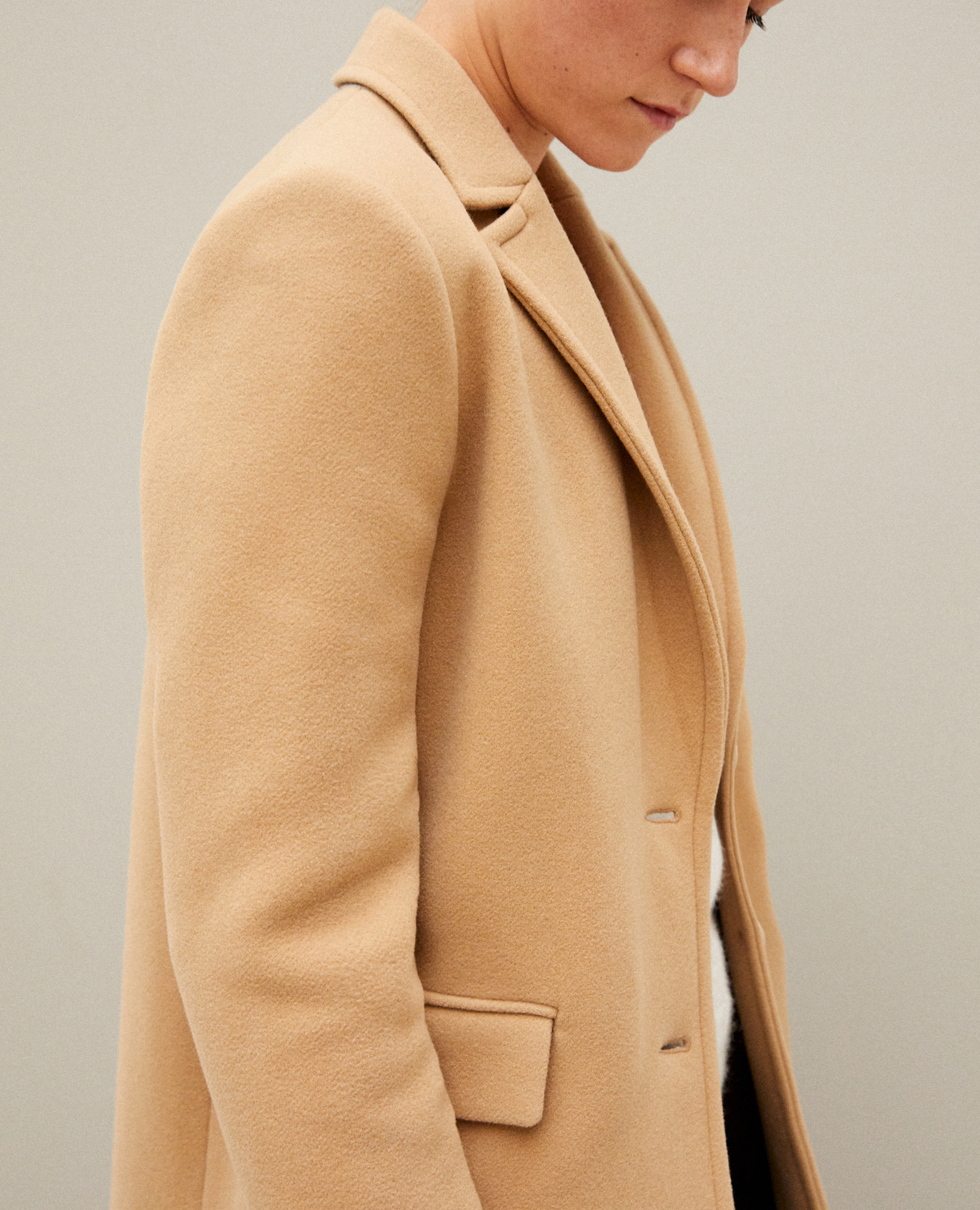 Manteau noir comptoir des cotonniers 2025
