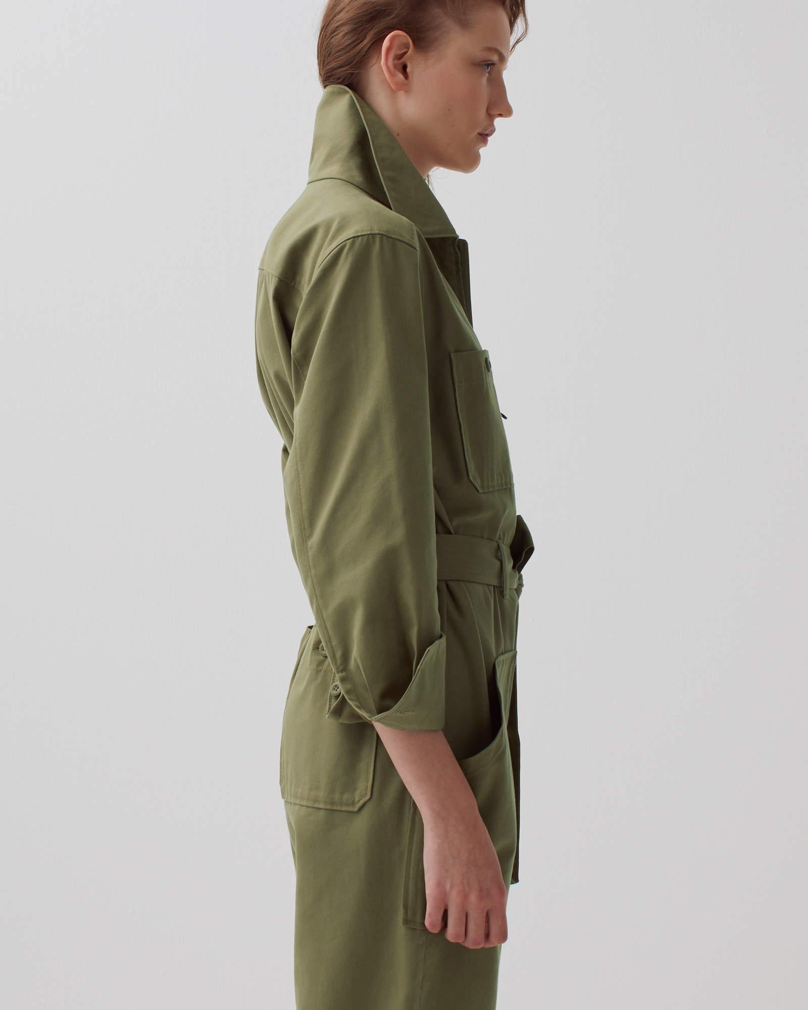 COMPTOIR DES COTONNIERS コート Mid-length trench coat black - Comptoir des Cotonniers