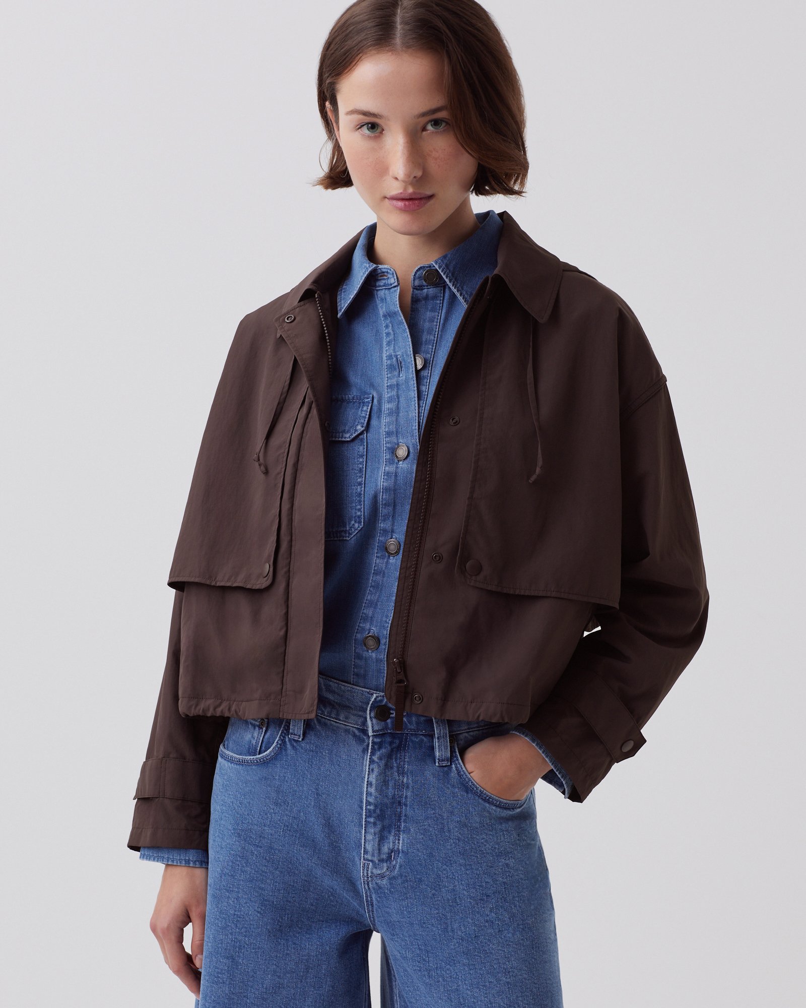 Comptoir des Cotonniers モッズコート ネイビー Sサイズ 中古・古着通販】sacai (サカイ) オーバーサイズモッズコート